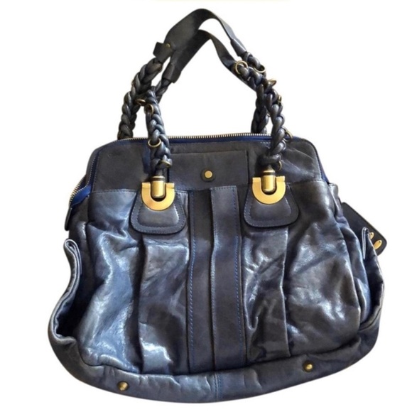 CHLOÉ HELOISE LARGE LEATHER HANDBAG - Picture 1 of 8